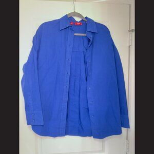 Esprit Blue Button-Down Shirt Size XS